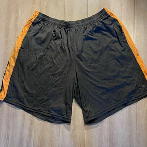 Mens champion Basketball Gym Track Shorts Grey Size XXL
